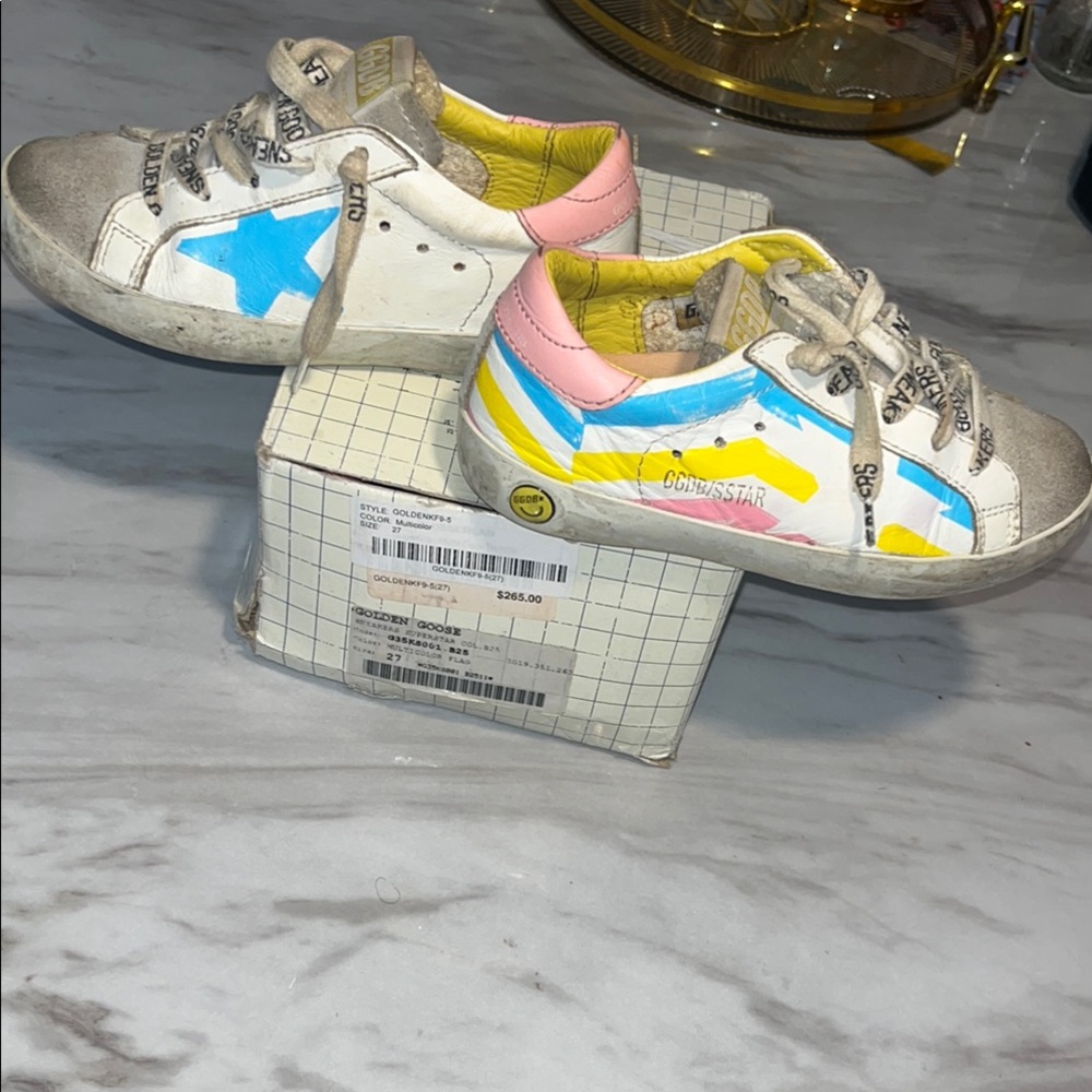 Golden Goose Kids Sneakers - Multicolor Star Design - Picture 3 of 5